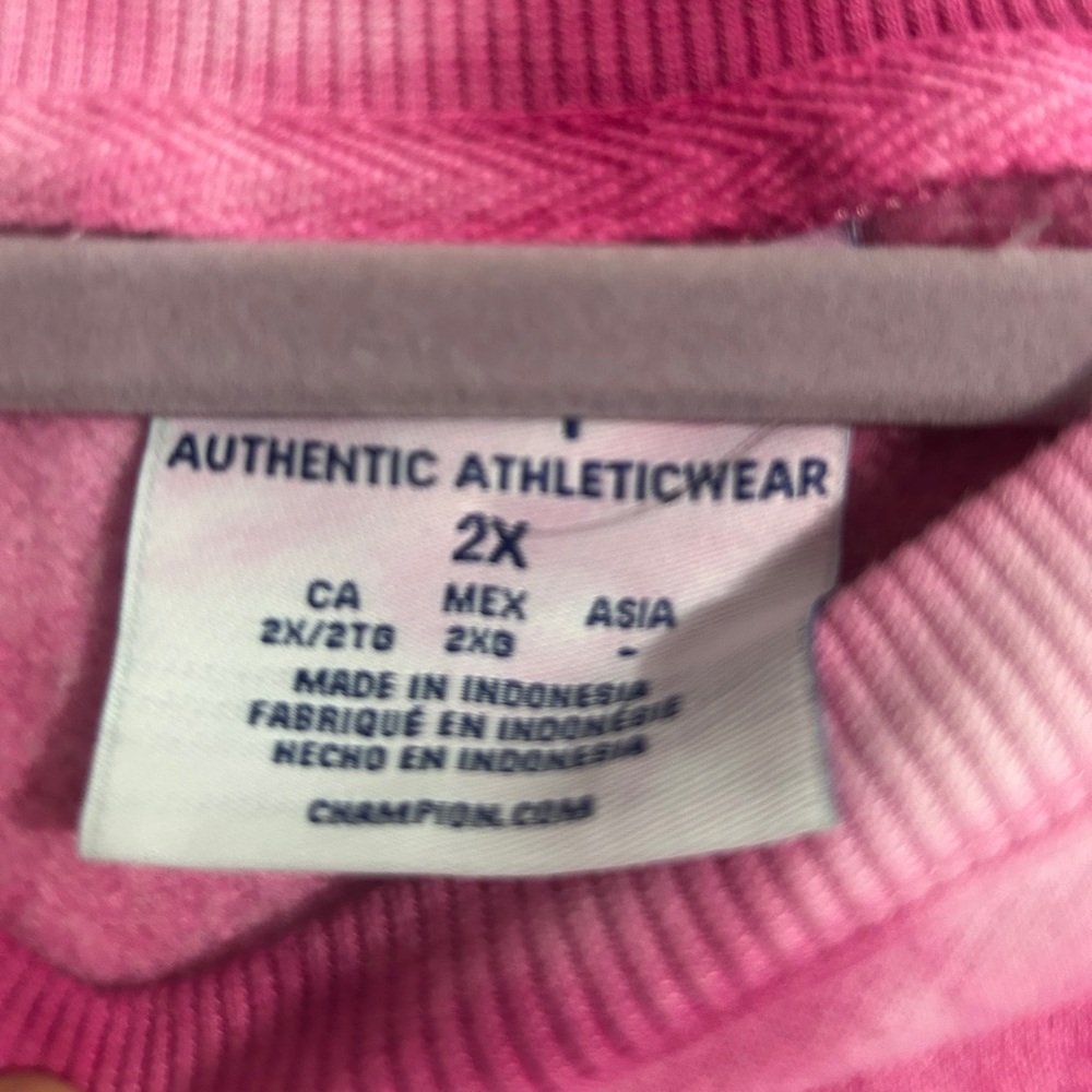 Champion Pink Tie-Dye Sweatshirt NWT. - Picture 4 of 5